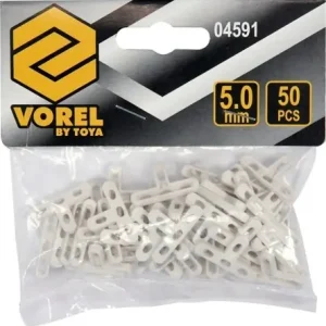 Wyprzedaż KRZYŻYKI DYSTANSOWE TYP T5,0mm 50szt 04591V VOREL